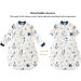 Chilsuessy Baby Sleeping Bag with Detachable Sleeves 2.5 Tog, 100% Cotton, Soft Sleep Bag for Infant Toddler - Spaceship Design, 2-4 Years - Buy Online on GoSupps.com