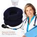 Adjustable Neck Massage Device & Cervical Traction | Neck Pull Stretcher in Black - International Shipping - Buy Online on GoSupps.com
