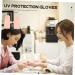 POPETPOP 4 Pairs Sun Protection Half Finger Gloves Mittens Anti-uv Gloves Manicure Protective Accessory Manicure Skin Gloves Gloves Manicure Tools Accessories Miss Summer Nylon - Buy Online on GoSupps.com