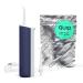 quip Water Flosser with Replacement Tip - Cordless Water Flosser with Adjustable Pressure - Teeth Cleaner Pick with 360 Degree Rotating Replaceable Tip Rechargeable Water Dental Pick - Midnight Blue