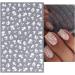 JMEOWIO 9 Sheets Spring White Flower Nail Art Stickers Decals Self-Adhesive Summer Floral Nail Supplies Nail Art Design Decoration Accessories - Buy Online on GoSupps.com