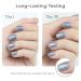 Buy Semi Cured Gel Nail Strips - Long Lasting UV Gel Nail Stickers | 20 Salon Quality Nail Wraps | Black Pearl - International Shipping Available - Buy Online on GoSupps.com