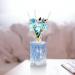Glass Diffuser Bottles Set - 4 Empty Reed Diffuser Bottles for Essential Oils & Room Fragrance - Decorative Glass Bottles & Fragrance Vases - Buy Online on GoSupps.com