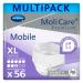 Molicare Premium Mobile disposable pants: discrete use in incontinence for women and men 8 drops size.XL (80-120 cm hip circumference) 4x14 pieces 8 drops XL (1-pack) 56 pieces