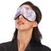 Haskirky Light Blocking Eye Mask - Breathable & Adjustable for Men and Women | Ideal for Travel, Yoga, Meditation | Retro Purple Flow - Buy Online on GoSupps.com