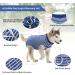 Ouuonno Healing Suits for Dogs - Surgical Relaxation for Abdominal Wounds Spay & Skin Diseases | Cone-E-Neck Band Alternatives (S Strip Blue) - Buy Online on GoSupps.com