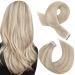 Moresoo Tape in Hair Extensions Human Hair Blonde Highlight 18 Inch Remy Tape in Extensions Human Hair Ash Blonde Mixed with Blonde Hair Extensions for Women Tape in Human Hair #P18/613 20Pcs 50g 18 Inch (Pack of 1) #P18/613