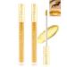 Gold Yellow Metallic Liquid Lip Gloss-2Pcs Matte Velvet Shimmer Gold Lipstick High Pigment Not Fade Eyeshadow Longlasting Non-Stick Cup Waterproof Tint Lip Stain Lip Glaze Christmas Gift for Women Gir 2 PCS