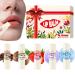 Woalopted Set of 5 lip balms - Nourishing cream - Lip care - For a glossy beautiful finish - Skin care and protection day and night - For travel and winter