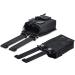 Molle Radio Pouch - Tactical Radio Holder for Walkie Talkies | Duty Belt Accessory with Adjustable Storage and Patch | Black - Buy Online on GoSupps.com