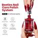 Beetles Ruby Radiance Red Glitter Nail Polish - 15ml Air-Dry Shimmer for Salon & DIY Manicure - Buy Online on GoSupps.com