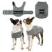 Dog fear vest anti-fear dog jacket pet stress relief shirt dog fear calming vest wrap breathable dog fear jacket for inside outside fireworks thunder travel separation l