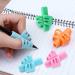 Ergonomic Writing Aids for Kids - 8 Silicone Pen Holders for Pencils | Posture Correction Tools for Left & Right-Handers (4 Colors) - Buy Online on GoSupps.com