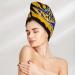 Buy Keep Calm and Fly On Microfiber Hair Towel | Soft Super Absorbent Coral Velvet Wrap for Long Curly & Thick Hair - Quick Dry Hair Cap for Women - Buy Online on GoSupps.com