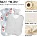 Christmas Snowman Heat Bottle with Cover - 1L Heating Bag for Pain Relief Hand & Foot Warmer for Headaches & Back Pain - Buy Online on GoSupps.com