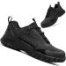 ulogu Men's Waterproof Hiking Shoe Comfy Lightweight All Day Work Walking Shoes 6-Month Warranty 14.5 Black