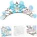 minkissy Rhinestone Tuck Comb Rhinestone Bobby Pins Wig Hair Pin Tiara Hair Clip The Crown Hair Barrettes Women Crown Hairpiece Girls Crown Girls Headpiece Shell Metal Women's Hair Comb - Buy Online on GoSupps.com