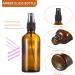 ALIFEIA 100ml Amber Glass Spray Bottles Empty Fine Mist Refillable Travel Spray Bottle for Cleaning Perfume Aromatherapy Cosmetic Sprays Hair Essential Oils with Fine Mist Dispenser(3 Pack) Amber 3 Pack 100ml - Buy Online on GoSupps.com