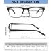 4 Pack Men's Reading Glasses - Blue Light Blocking Metal Frames Spring Hinges Includes Sun Reader - Reduce Eyestrain & Glare (+2.5 Magnification - Buy Online on GoSupps.com