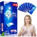 Ikkab teeth whitening stripes 28 bleaching teeth stripes teeth tooth whitening white stripes mint flavor tooth bleaching stripes whitening for tooth enamel teeth quickly remove stains at home