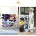 MYOYAY 5-Layer Skateboard Rack for Penny Board, Longboard, and Kids Skateboard | Floor Stand Storage Solution - Buy Online on GoSupps.com
