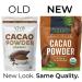 Organic Unsweetened Cacao Powder 907g - Rich Dark Chocolate Flavor for Baking & Smoothies | Non-GMO, Vegan & Gluten-Free - Buy Online on GoSupps.com