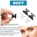 10 Pairs Butterfly Shape Silicone Nose Pads for Glasses & Sunglasses - Soft & Comfortable Black 2.8mm - Buy Online on GoSupps.com