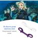 HEEPDD Double-Ended Snappable Diving Hook - Quick Lock Clips for Open Waters - Violet | International Shipping Available - Buy Online on GoSupps.com
