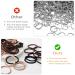 200 PCS Brown Hair Ties Elastic Bands for Thick Thin Hair - Non-slip Ponytail Holders Hair Accessories for Women Men - Shop Now! - Buy Online on GoSupps.com