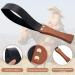 Catcan Riding Crop for Horses  Leather Paddle with Anti-Slip Wooden Handle  19'' Equestrianism Crops - Buy Online on GoSupps.com