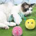Charfia Interactive Cat Balls - 3-Piece Set with Lifelike Sounds | Plush Kitten Toys | Perfect for Engaging Play - Buy Online on GoSupps.com