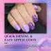 AZUREBEAUTY Dip Powder Set - 6 Pink Violet Purple Glitter Colors for Quick-Drying French Manicure - No Lamp Needed - Buy Online on GoSupps.com