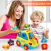 Kaloisyhe Baby Toys - Shape Sorting Bus for 1-Year-Old Girls | Fun Educational Toy for 6-18 Months | Musical Animal Noises | Perfect Gift for Toddlers 1-3 Years - Buy Online on GoSupps.com