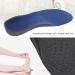 Shoe Insoles for Flat Feet & High Arches - 1.1in Arch Height Unisex Hard Bottom EVA Support (2 Pairs - Buy Online on GoSupps.com
