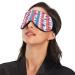Patriotic Star Sleep Mask - Light Blocking Eye Mask for Men & Women | Adjustable Blindfold for Travel & Naps | USA Independence Day Gift - Buy Online on GoSupps.com