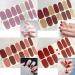 20 Red Nail Polish Strips for Women | Self-Adhesive Nail Wraps with Nail File - Real Polish Stickers - Buy Online on GoSupps.com