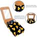 Halloween Candy Corn Black Lip Gloss Holder & Portable Makeup Bag - Travel Lipstick Organizer with Mini Storage Box for Women - Multi-Color Lipstick Case 9.5x2x7 cm - Buy Online on GoSupps.com