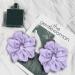Jeopoom Silk Hair Tie - Luxury Elastic Hair Bands for Women & Girls - Violet Dark Purple Hair Accessories - Buy Online on GoSupps.com