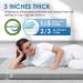 KingChii Memory Foam Camping Mattress - Portable Roll Up Sleeping Pad for Travel Car Camping - CertiPUR-US Certified, Waterproof Cover & Travel Bag Included - Grey, 72x24x3 inch - Buy Online on GoSupps.com