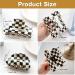 Checkered Hair Claw Clips - Vintage Classic Black White Lattice Print Barrettes - Strong Hold Clamp Hair Clips - Tortoise Y2K Aesthetic Hair Accessories for Women Girls - 2 Pack - Buy Online on GoSupps.com