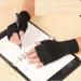 Compression Gloves Pain Relief Arthritis Gloves Fingerless Copper Arthritis Compression Gloves for Carpal Tunnel Aches Rheumatoid Pains Joint Swell - Buy Online on GoSupps.com