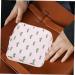 Amosfun 2-in-1 Storage Bag for Women's Essentials | Stylish Wall Organizer for Wallets Tampons and More | Perfect Privacy Bag for Menstrual Products & Mini Diapers - Rose 16x15x2cm - Buy Online on GoSupps.com