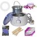 Wax Warmer Hair Removal Waxing Kit Electric Pot Heater Melts with Accessories. Painless Rapid Waxing of Face Body Bikini Area Total Home Waxing Solutions for Men & Women by Vaxy (Lavender) - Buy Online on GoSupps.com