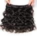 Buy Tonsee Brazilian & Peruvian Body Wave Hair Extensions - 16 to 24 Natural Black Real Hair Bundles - Buy Online on GoSupps.com