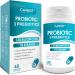 Probiotics 120 Billion CFUs 18 Strains 3 Prebiotics & Digestive Enzymes for Men Women,Digestive & Immune Support,Shelf Stable Non-GMO 60 Capsules