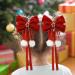 Bow Hair Clip Large Red Bowknot Hairpin with Long Ribbon Glitter Velvet Hair Bow French Hair Barrettes Accessories Ponytail Holder for Women Girls Birthday Party Christmas Gifts Y7HDJPDFJ - Buy Online on GoSupps.com