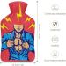 Muscle Man Hot Water Bottle with Plush Cover - Hand Warmer for Adults & Kids - 26.5x15.3cm | International Shipping Available - Buy Online on GoSupps.com