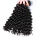 Angie Queen 20 Inch Brazilian Virgin Deep Wave Hair Extension - Natural Black Color - Buy Online on GoSupps.com