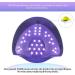 168W UV LED Nail Lamp with Timer Setting and Auto Sensor for Gel Nail Polish - Professional Salon Curing Lamp with Portable Handle and Digital Display - Fingernail and Toenail UV Dryer Machine in Blue - Buy Online on GoSupps.com
