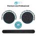 Geti Beauty 120/240 Grit Nail File 10-Pack | Washable & Reusable Emery Cushion for Natural Gel or Acrylic Nails | Black | U.S.A. Made - Buy Online on GoSupps.com